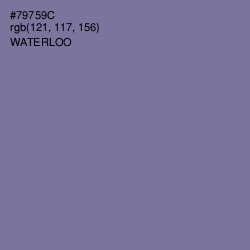 #79759C - Waterloo  Color Image